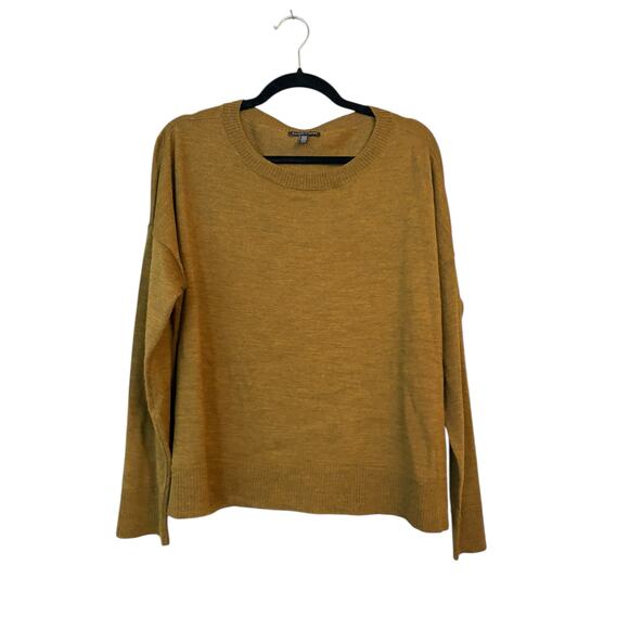 Eileen Fisher Merino Wool Long Sleeve Sweater Pop Over Super Soft & Cozy Capsule - Picture 1 of 8